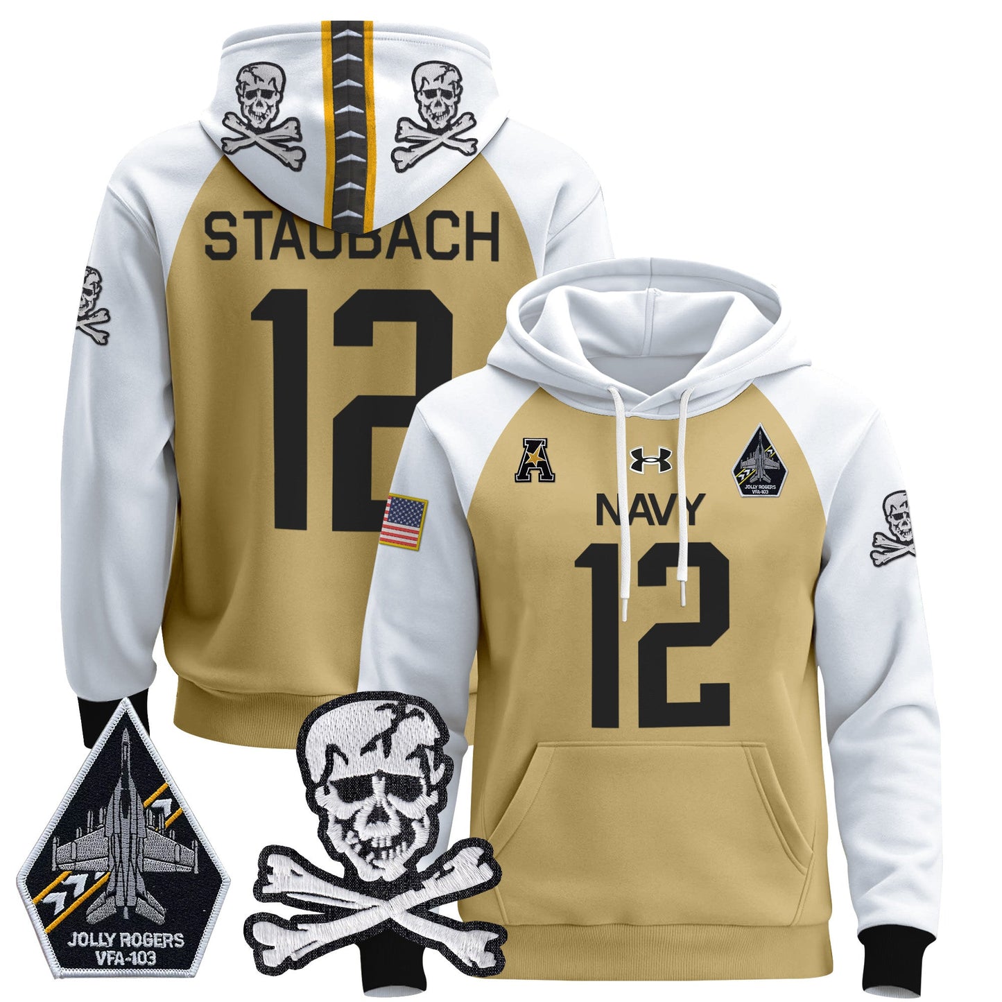 Navy MID 2024 Pullover Hoodie V2