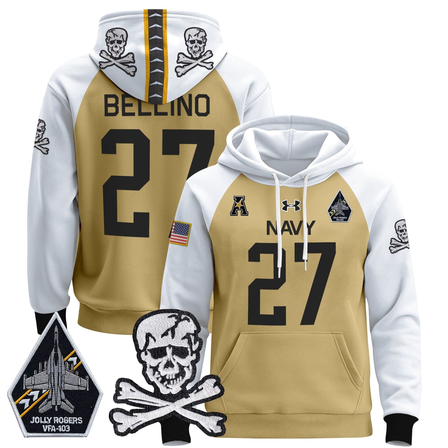 Navy MID 2024 Pullover Hoodie V2