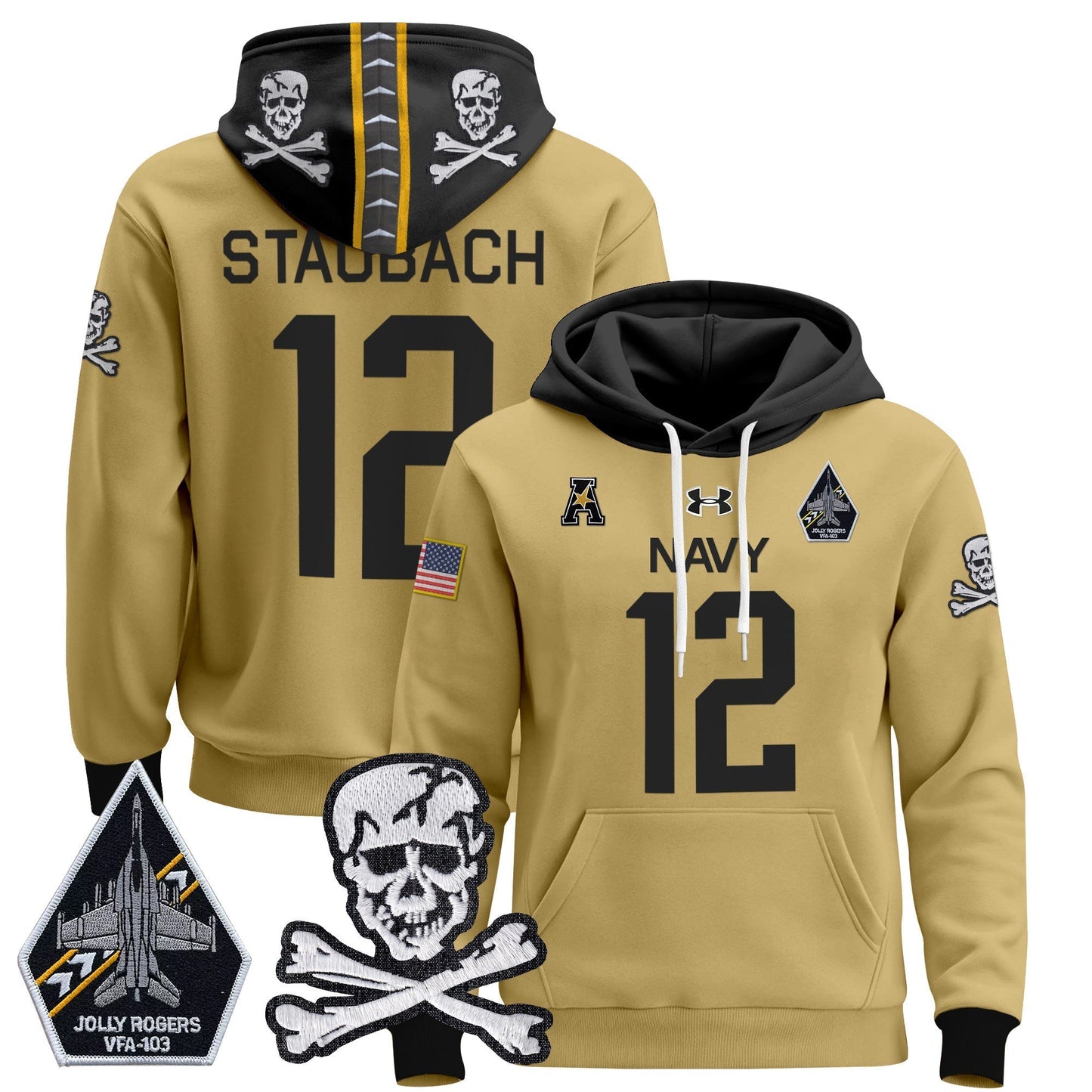 Navy MID 2024 Pullover Hoodie V2