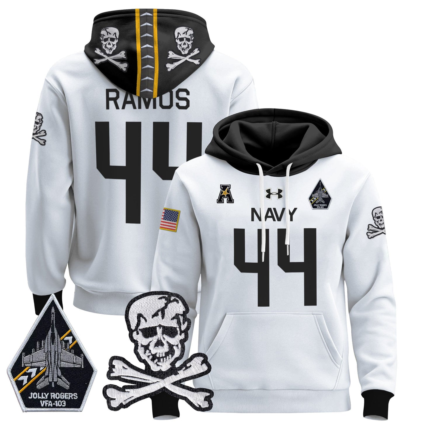 Navy MID 2024 Pullover Hoodie V2