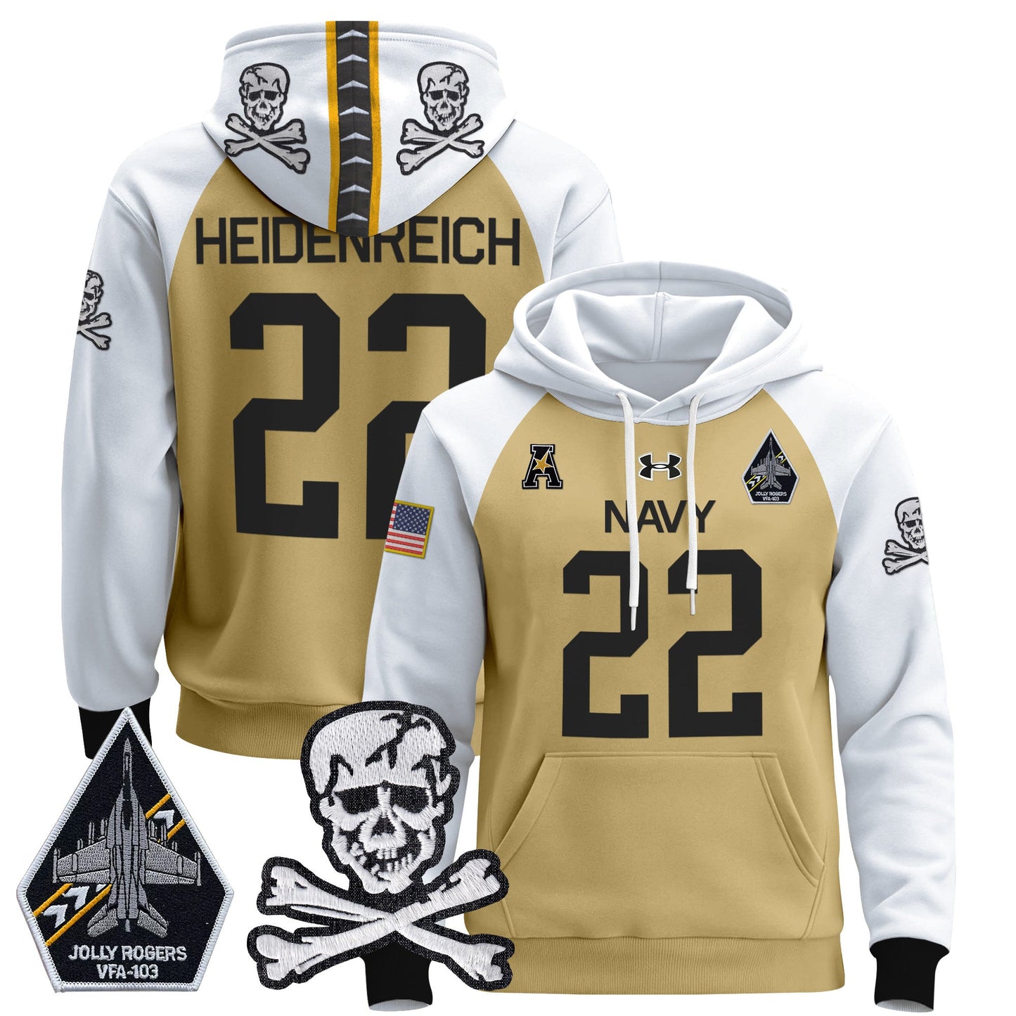 Navy MID 2024 Pullover Hoodie V2