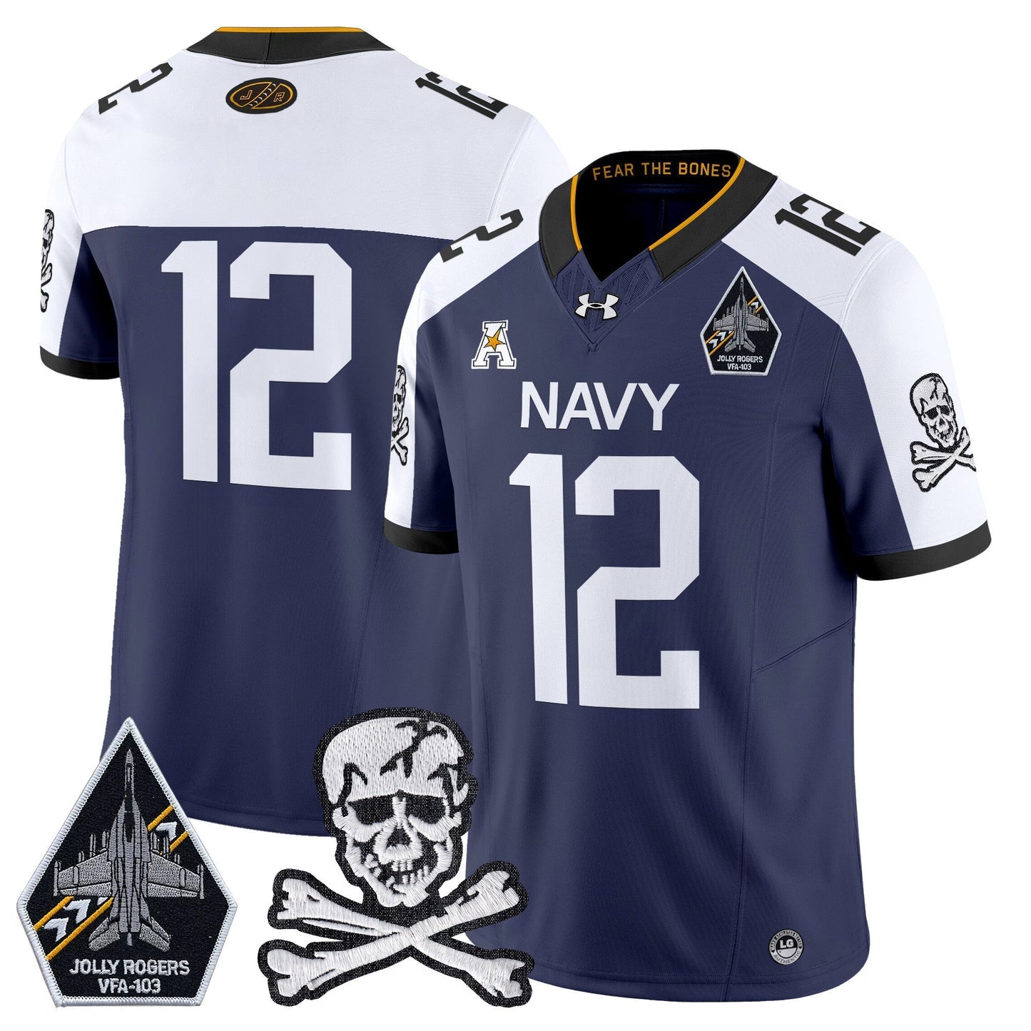 Navy MID 2024 Vapor Limited Jersey - All Stitched
