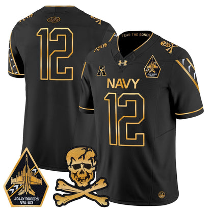 Navy MID 2024 Gold Vapor Limited Jersey - All Stitched