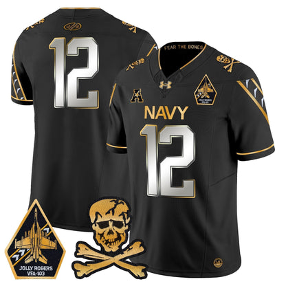 Navy MID 2024 Gold Vapor Limited Jersey - All Stitched