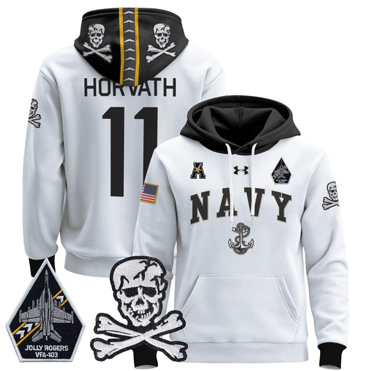 Navy MID 2024 Pullover Hoodie V4-NQD