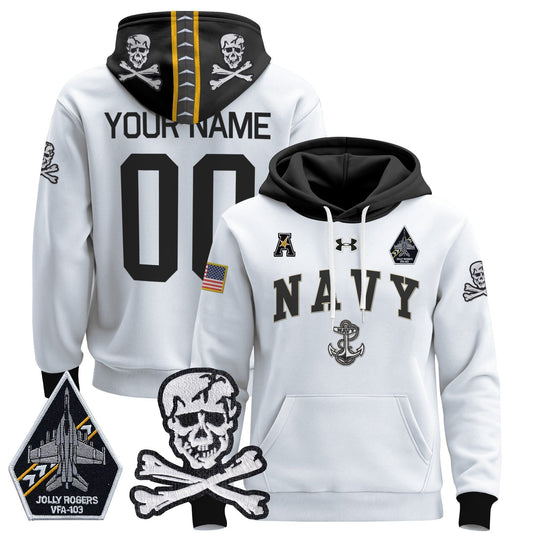 Navy MID 2024 Custom Pullover Hoodie V4-NQD