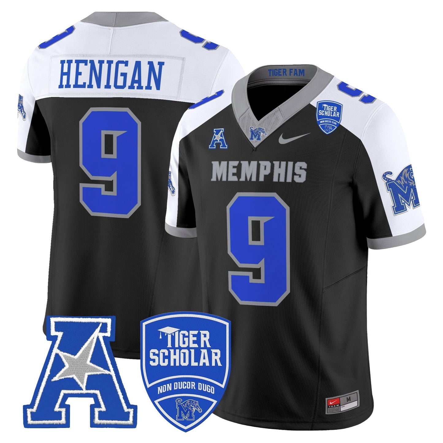 Memphis Tigers 2024 Vapor Limited Jersey - All Stitched