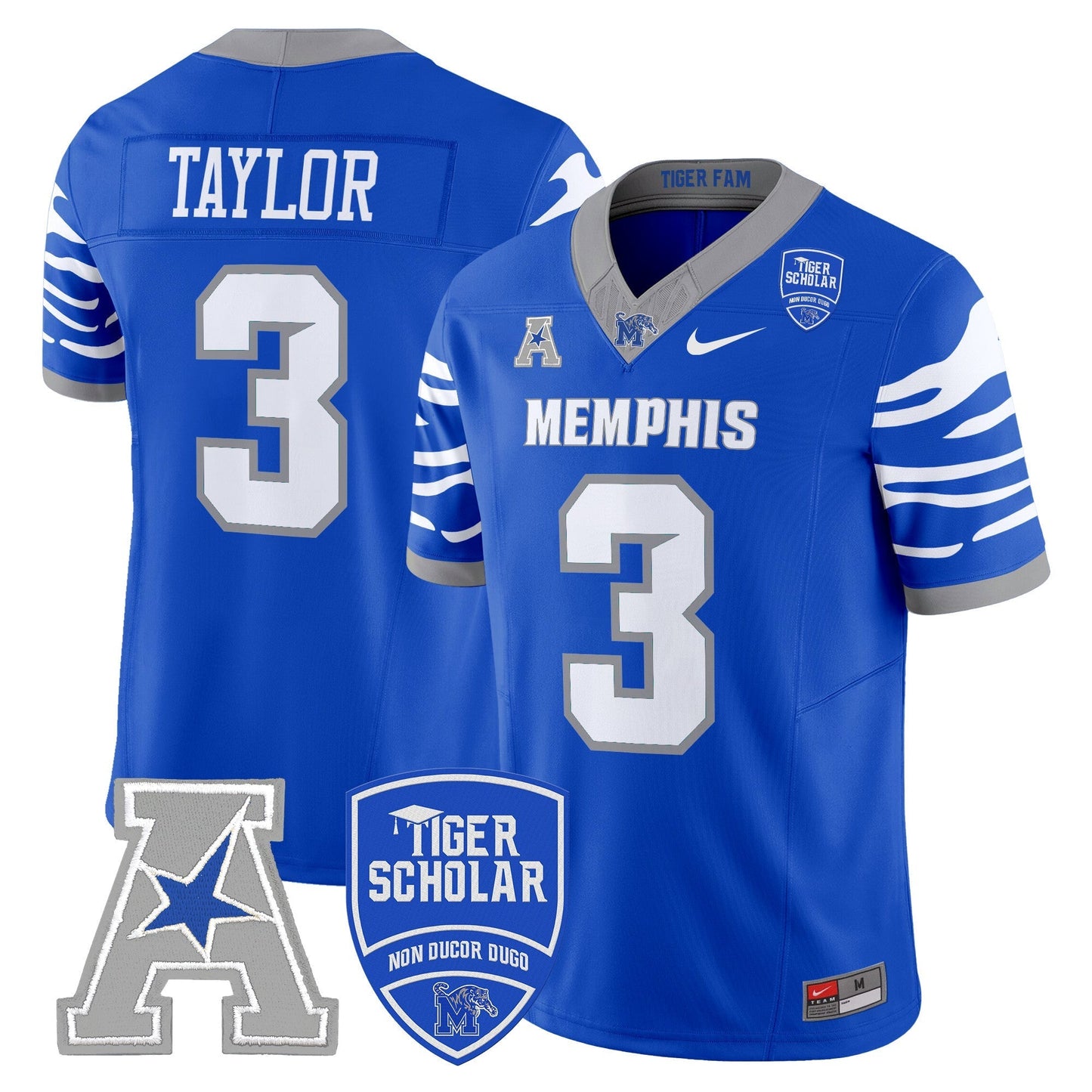 Memphis Tigers 2024 Vapor Limited Jersey - All Stitched