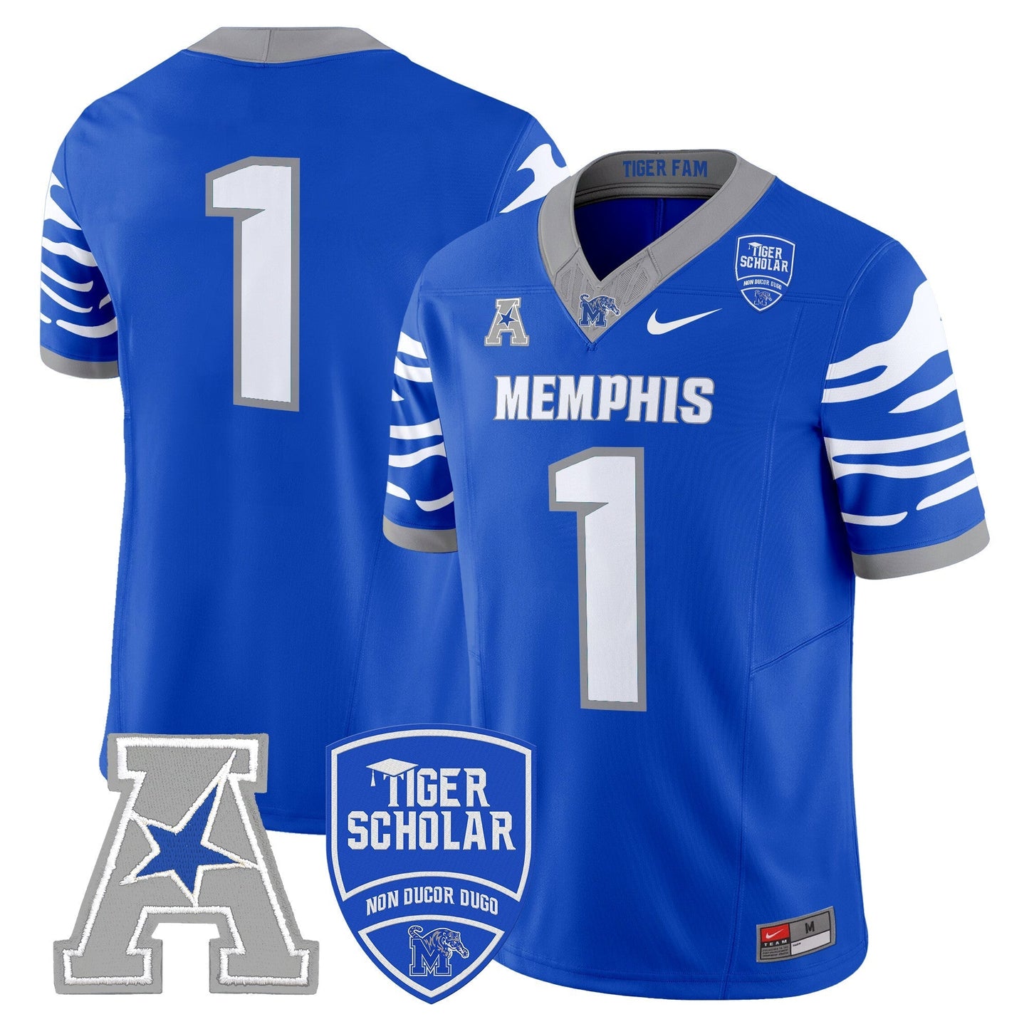 Memphis Tigers 2024 Vapor Limited Jersey - All Stitched