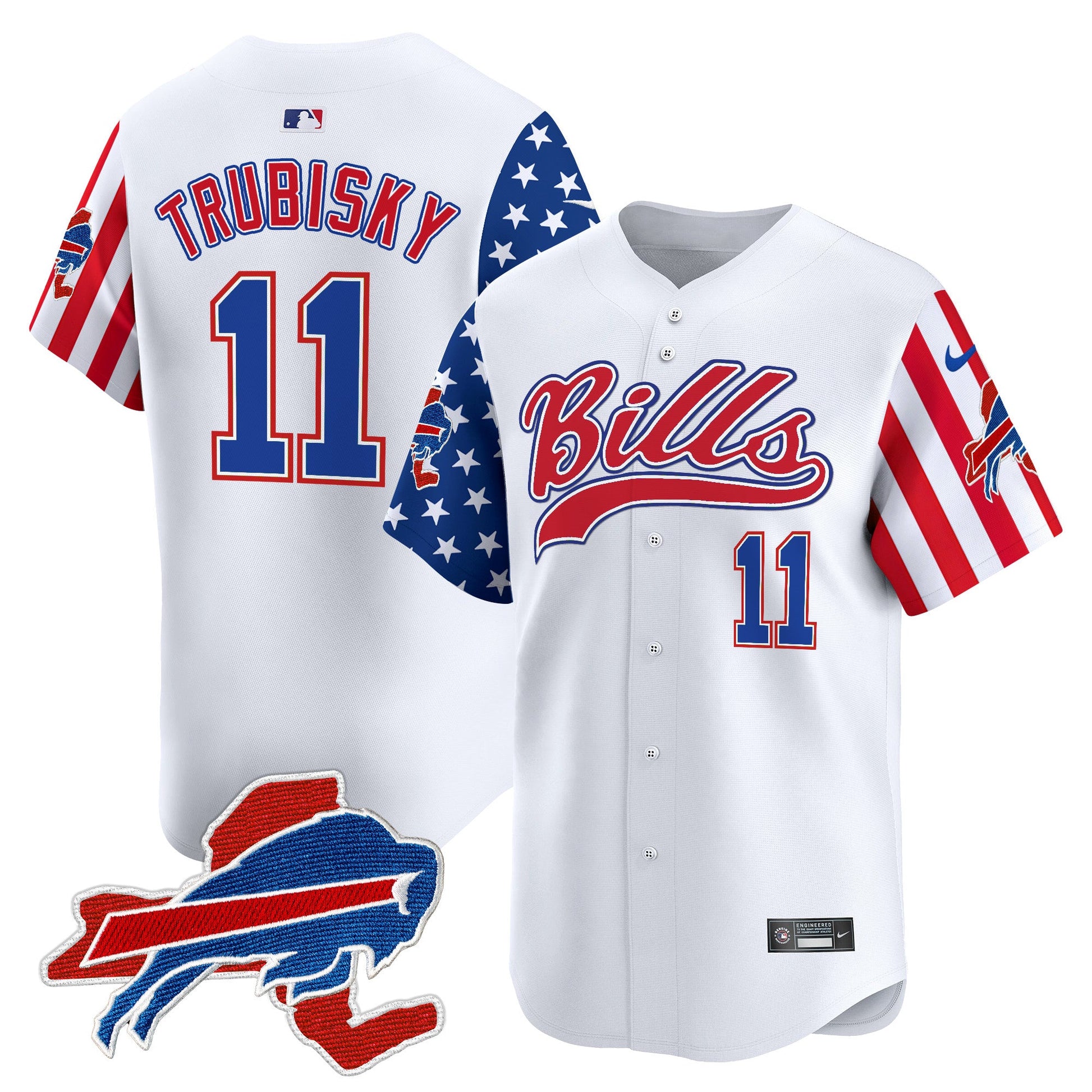 Men's Buffalo Bills 2024 American Style Vapor Baseball Jersey - All Stitched