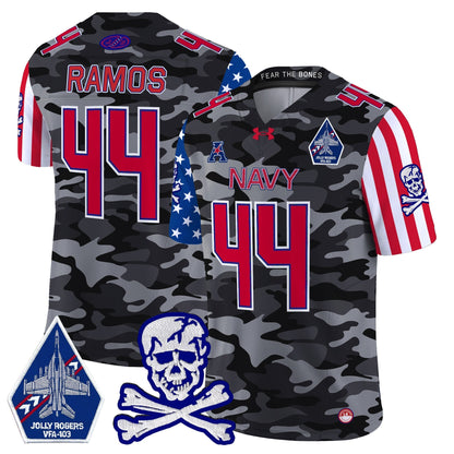 Navy MID 2024 American Style Vapor Limited Jersey - All Stitched