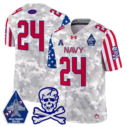 Navy MID 2024 American Style Vapor Limited Jersey - All Stitched