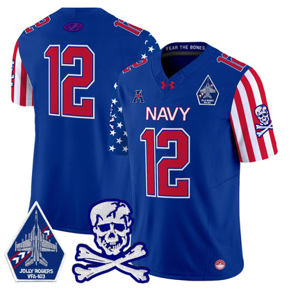 Navy MID 2024 American Style Vapor Limited Jersey - All Stitched
