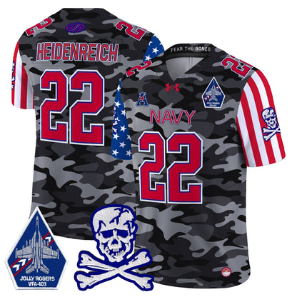 Navy MID 2024 American Style Vapor Limited Jersey - All Stitched