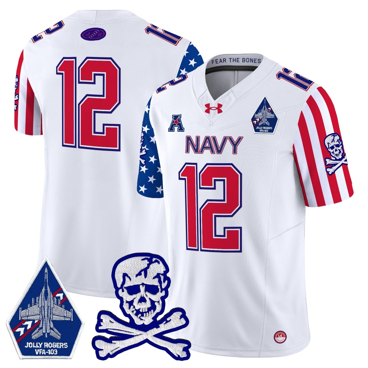 Navy MID 2024 American Style Vapor Limited Jersey - All Stitched