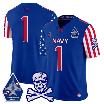Navy MID 2024 American Style Vapor Limited Jersey - All Stitched