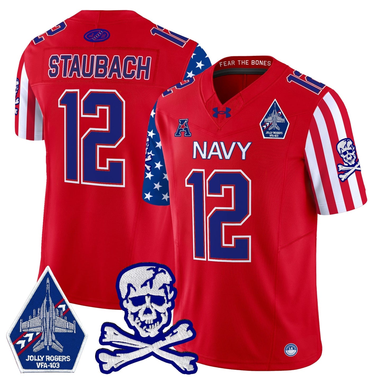 Navy MID 2024 American Style Vapor Limited Jersey - All Stitched