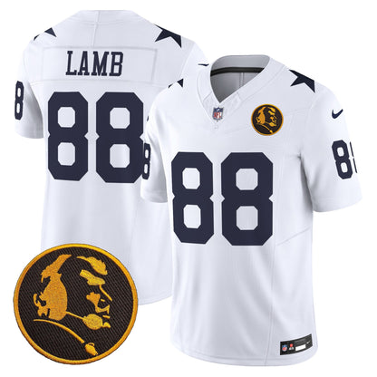 Men's Cowboys Texas & John Madden Patch Vapor Limited Jersey V2 - All Stitched