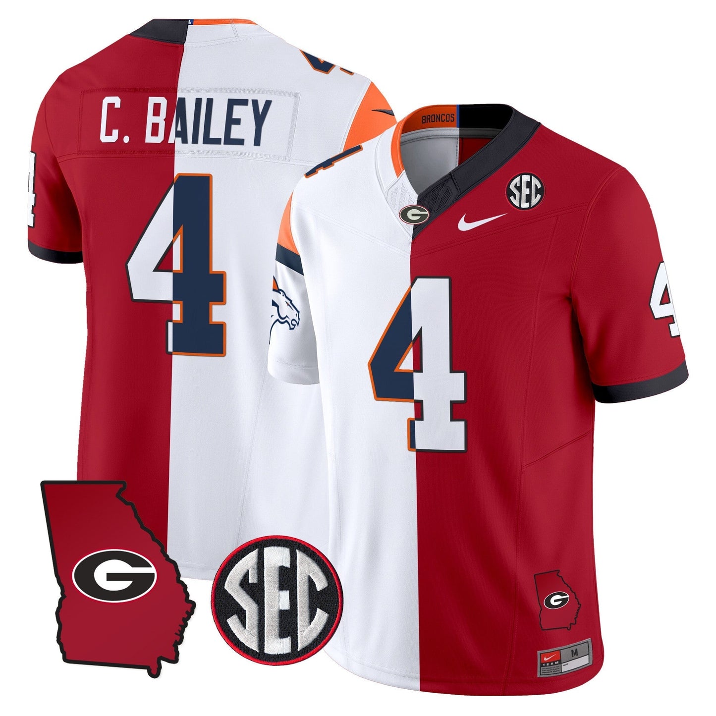 UGA Split Vapor Limited Jersey - All Stitched
