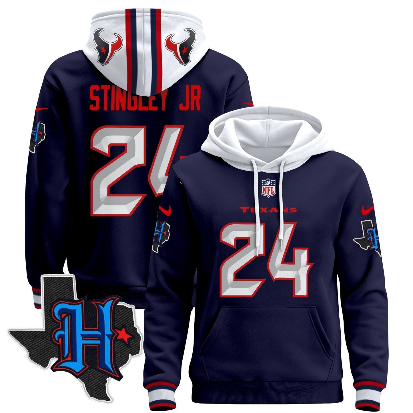 Houston Texans2024 Pullover Hoodie - All Stitched