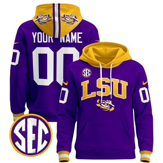 LSU 2024 Custom Pullover Hoodie V2-NQD