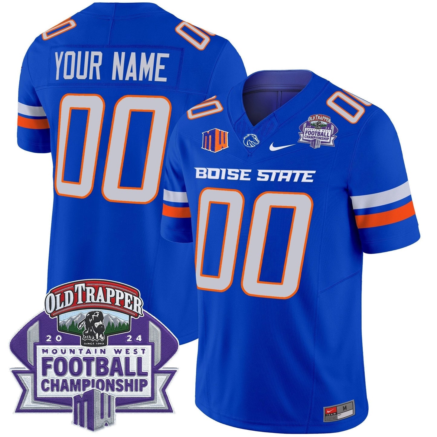 BSU 2024 Championship Vapor Limited Custom Jersey - All Stitched