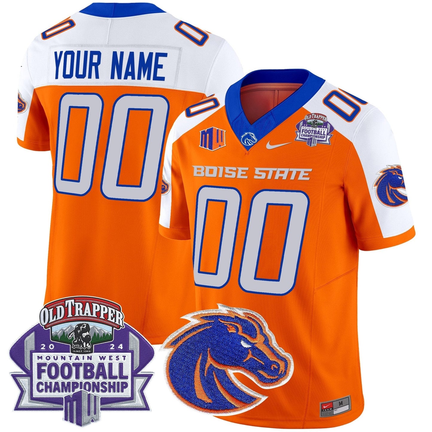 BSU 2024 Championship Vapor Limited Custom Jersey - All Stitched