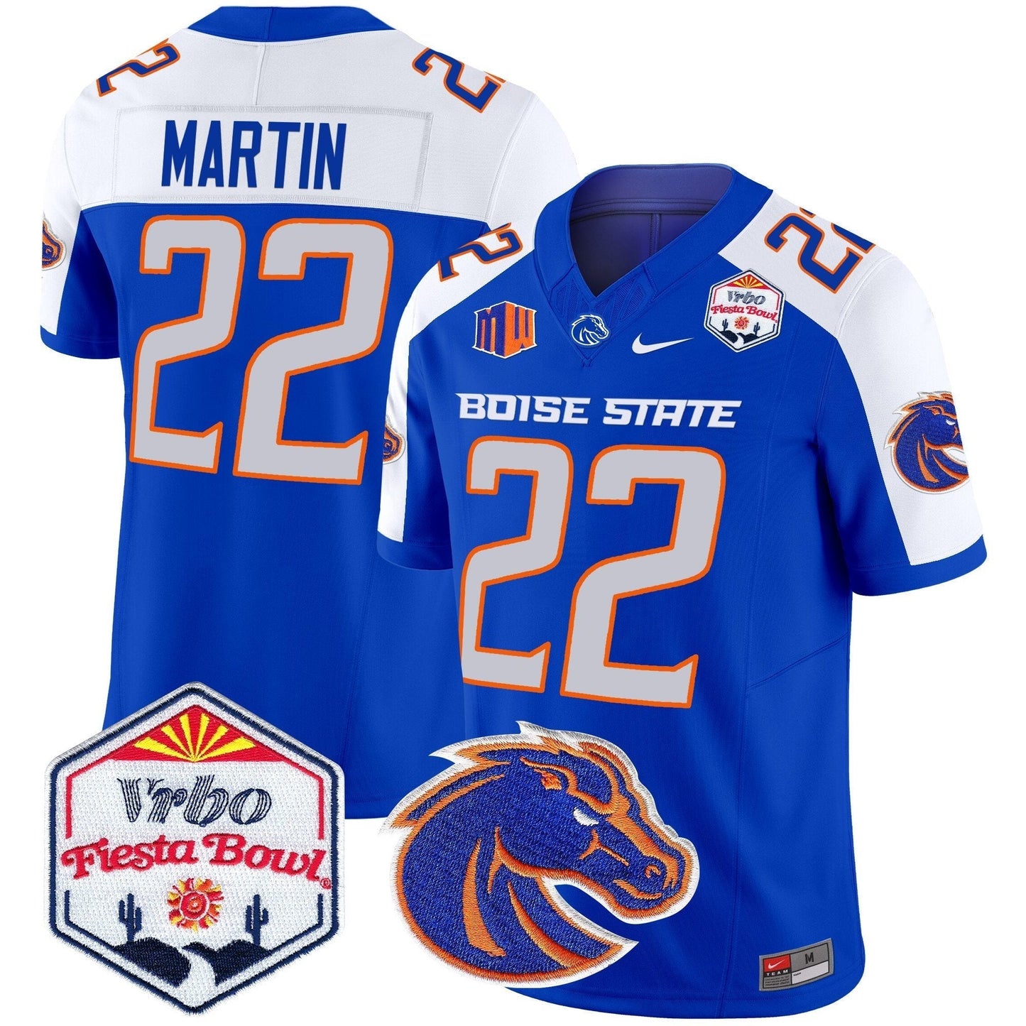 BSU 2025 The Fiesta Bowl Patch Vapor Limited Jersey - All Stitched