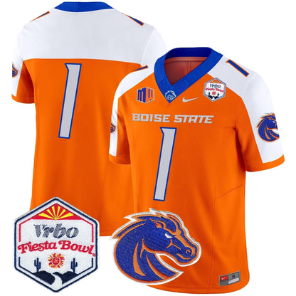 BSU 2025 The Fiesta Bowl Patch Vapor Limited Jersey - All Stitched