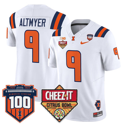 ILL 2025 Cheez-It Citrus Bowl Patch Vapor Limited Jersey - All Stitched
