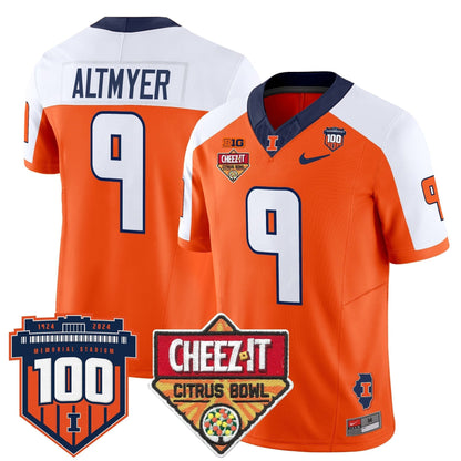 ILL 2025 Cheez-It Citrus Bowl Patch Vapor Limited Jersey - All Stitched