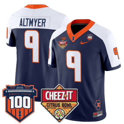 ILL 2025 Cheez-It Citrus Bowl Patch Vapor Limited Jersey - All Stitched