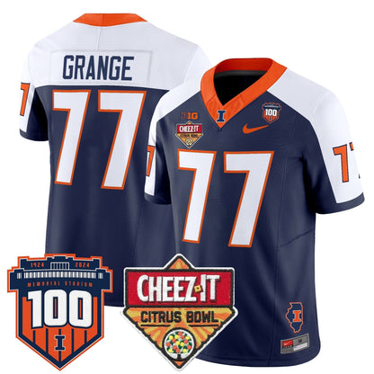 ILL 2025 Cheez-It Citrus Bowl Patch Vapor Limited Jersey - All Stitched