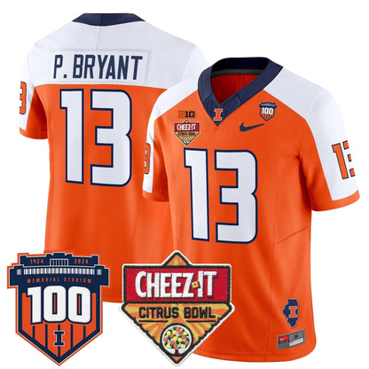 ILL 2025 Cheez-It Citrus Bowl Patch Vapor Limited Jersey - All Stitched