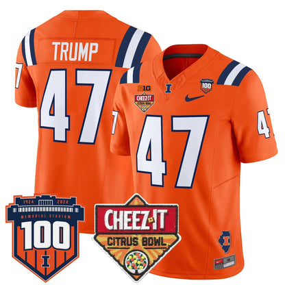 ILL 2025 Cheez-It Citrus Bowl Patch Vapor Limited Jersey - All Stitched
