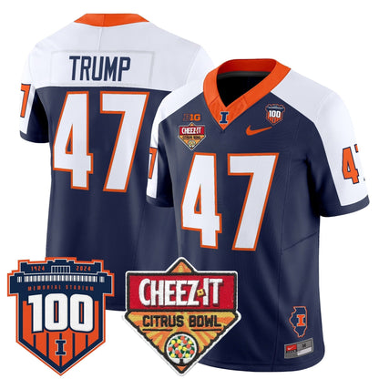 ILL 2025 Cheez-It Citrus Bowl Patch Vapor Limited Jersey - All Stitched