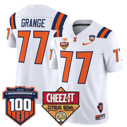 ILL 2025 Cheez-It Citrus Bowl Patch Vapor Limited Jersey - All Stitched