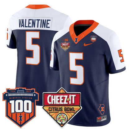 ILL 2025 Cheez-It Citrus Bowl Patch Vapor Limited Jersey - All Stitched