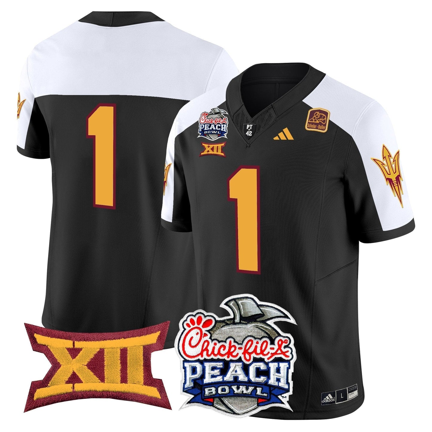 ASU 2025 Peach Bowl Vapor Limited Jersey - All Stitched