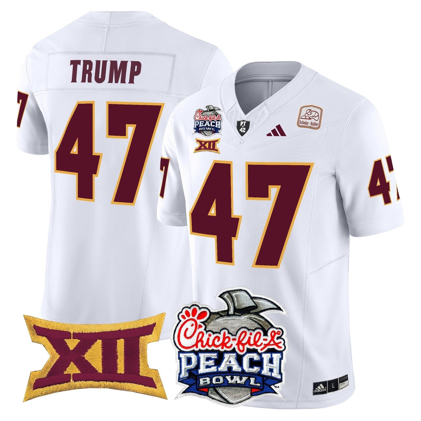 ASU 2025 Peach Bowl Vapor Limited Jersey - All Stitched