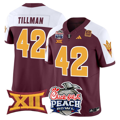 ASU 2025 Peach Bowl Vapor Limited Jersey - All Stitched