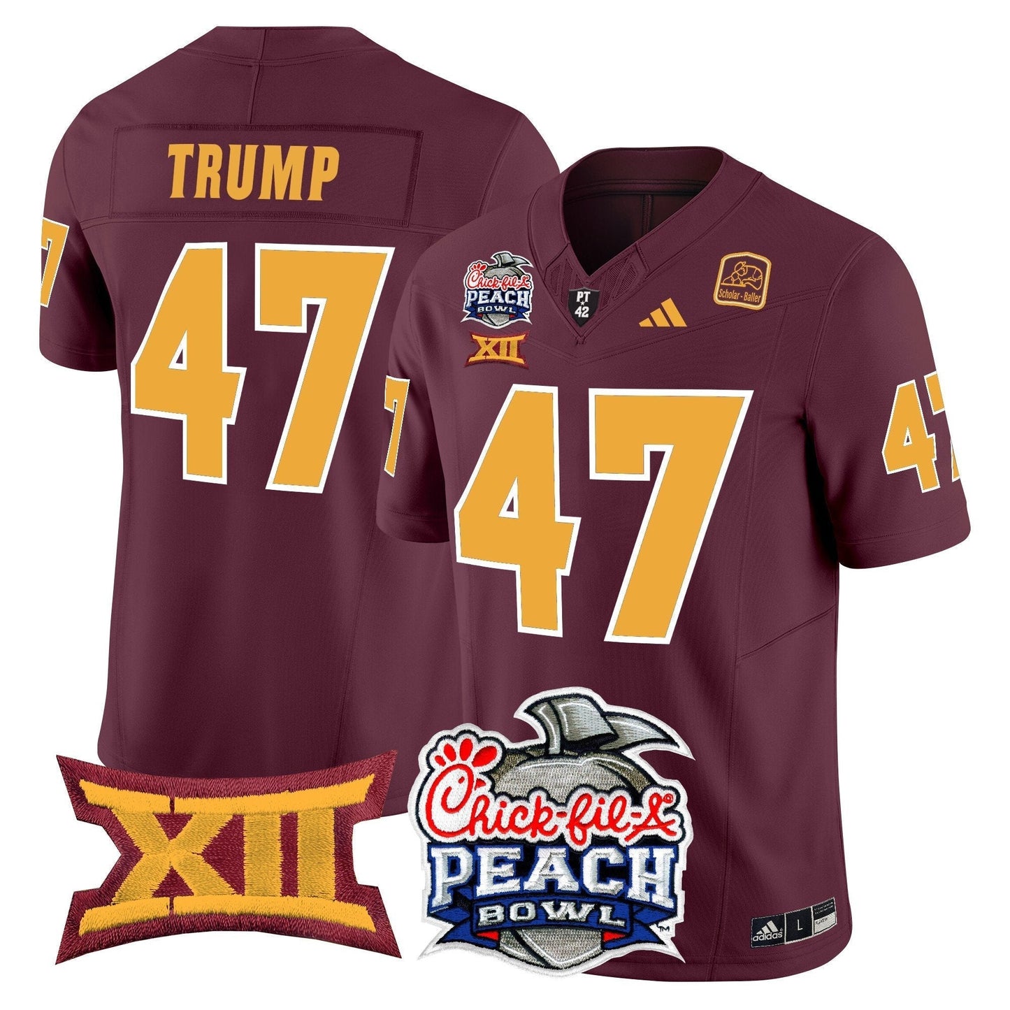 ASU 2025 Peach Bowl Vapor Limited Jersey - All Stitched