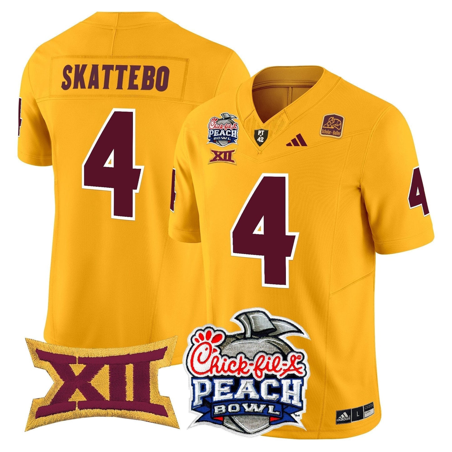ASU 2025 Peach Bowl Vapor Limited Jersey - All Stitched