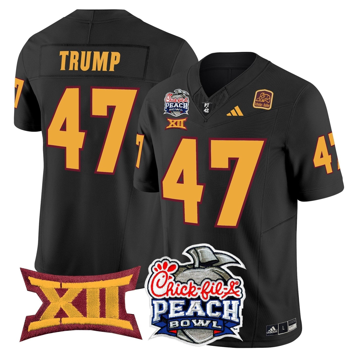 ASU 2025 Peach Bowl Vapor Limited Jersey - All Stitched