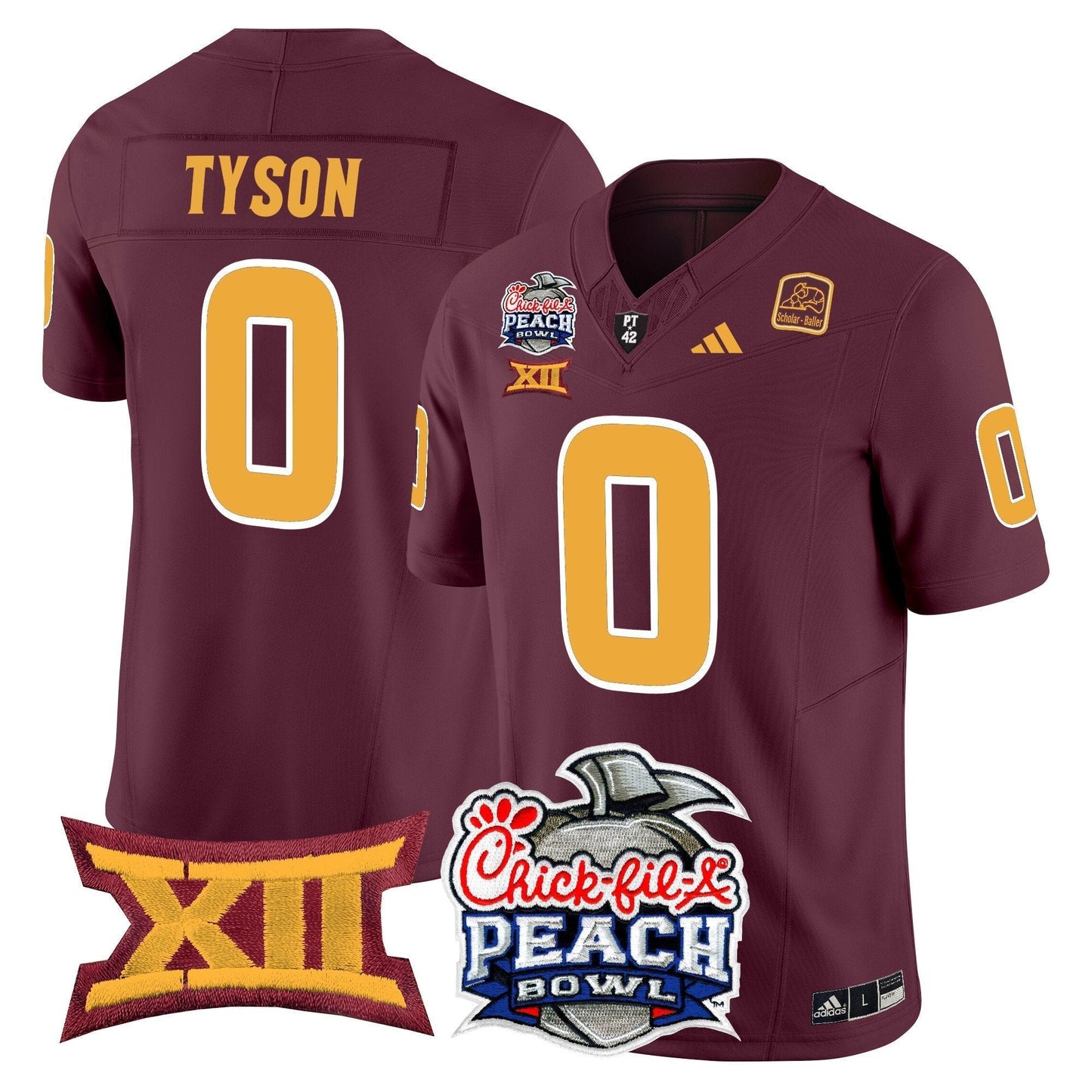 ASU 2025 Peach Bowl Vapor Limited Jersey - All Stitched