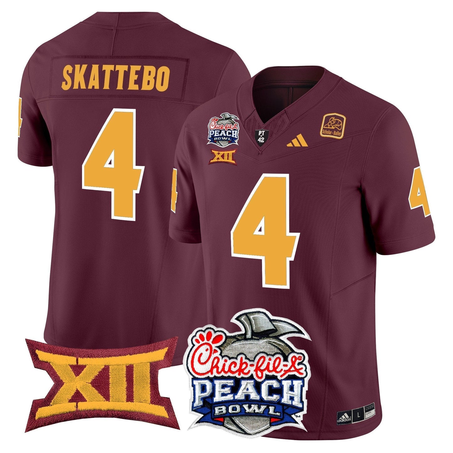 ASU 2025 Peach Bowl Vapor Limited Jersey - All Stitched