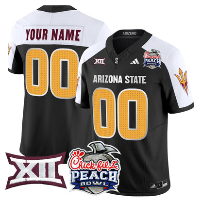 ASU 2025 Peach Bowl Vapor Limited Custom Jersey V2 - All Stitched