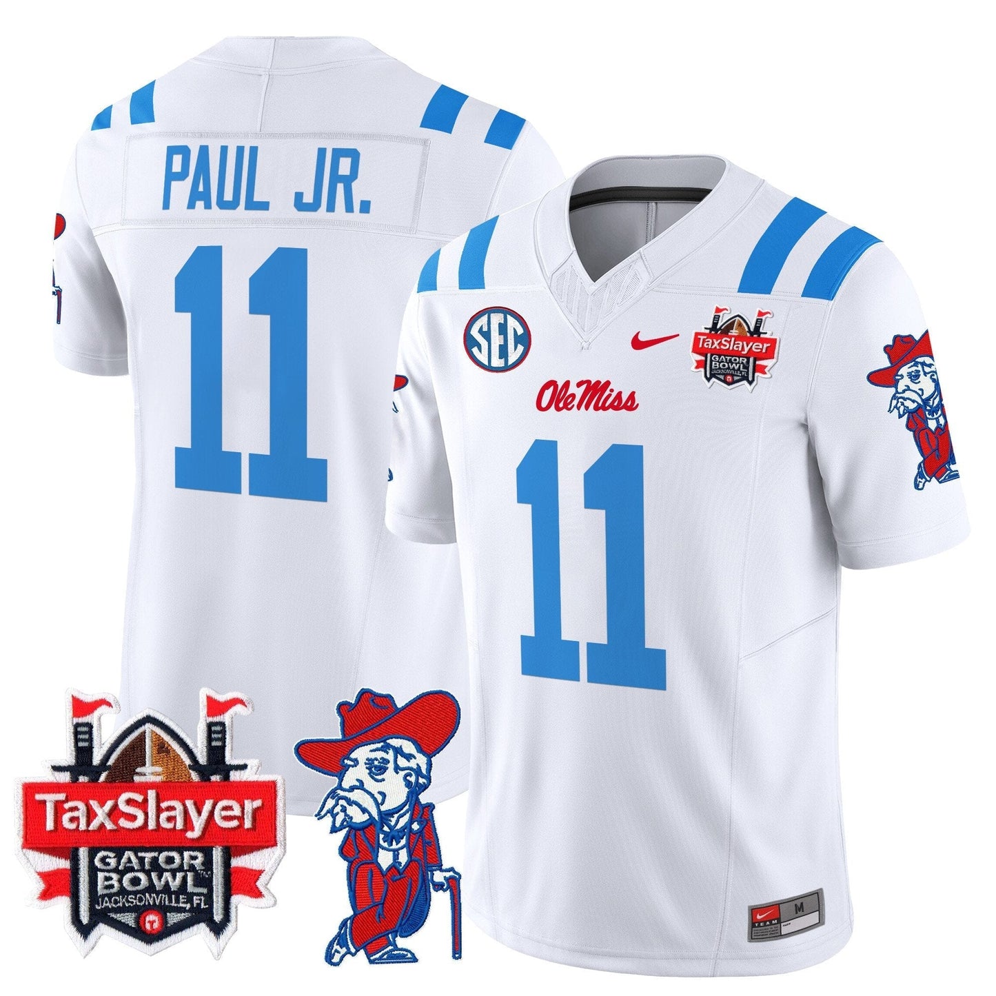 OMR 2025 Gator Bowl Patch Vapor Limited Jersey - All Stitched
