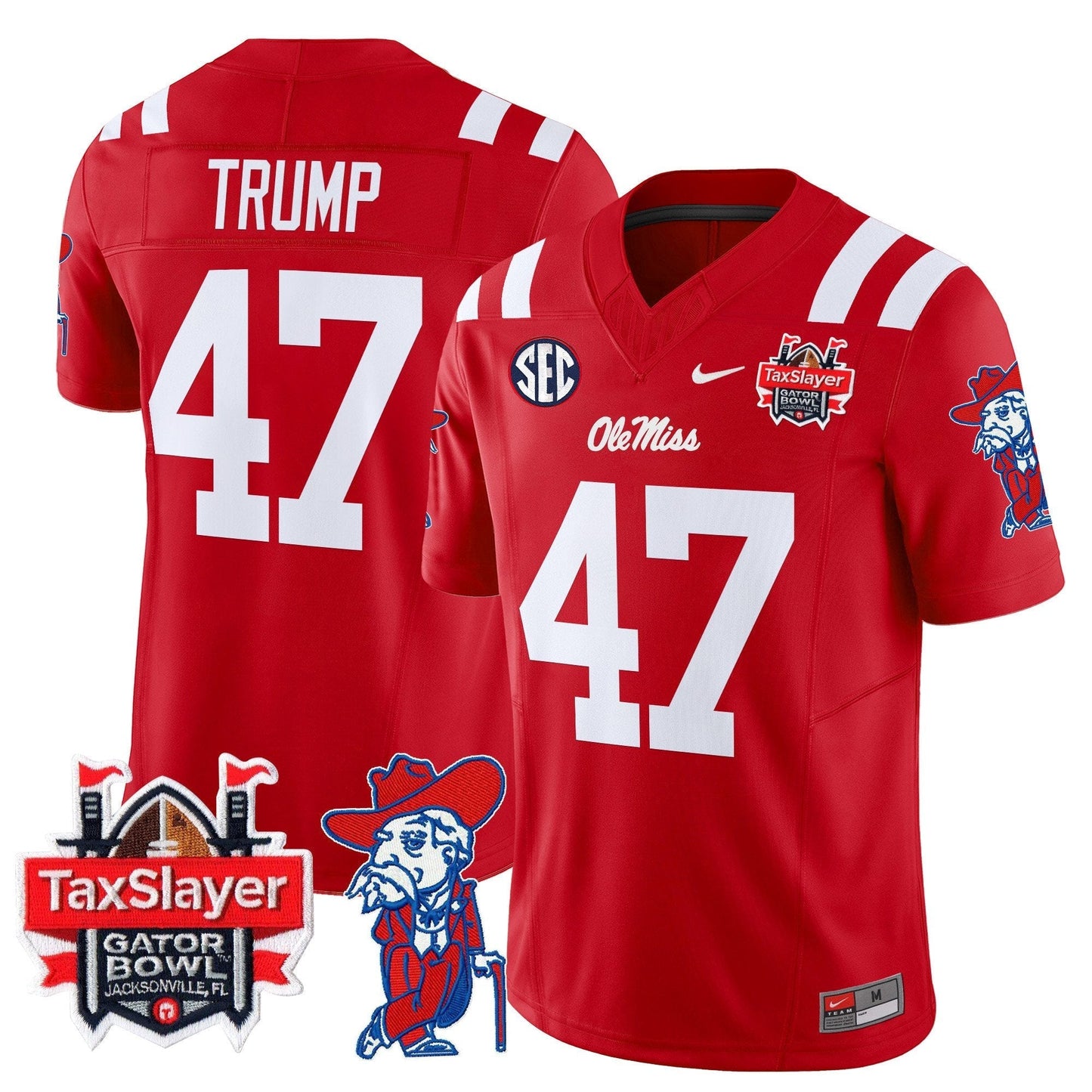 OMR 2025 Gator Bowl Patch Vapor Limited Jersey - All Stitched
