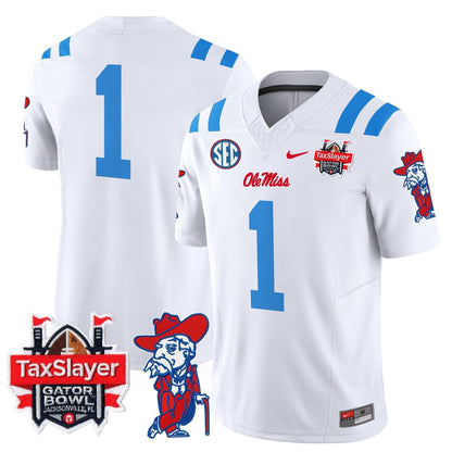 OMR 2025 Gator Bowl Patch Vapor Limited Jersey - All Stitched